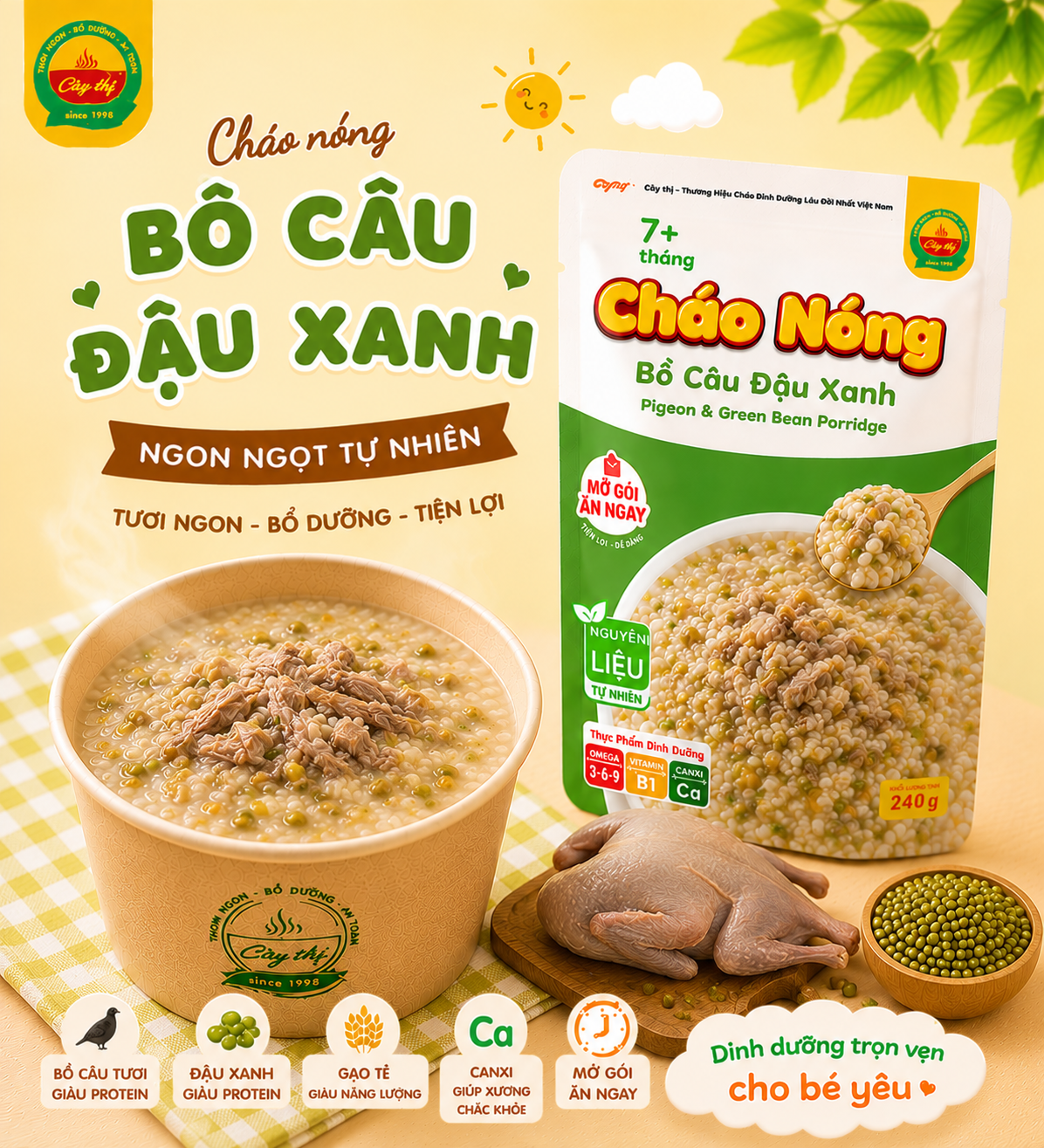 Bồ câu đậu xanh